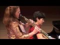 Bach’s Double Concerto, mvt II, performed by Susan Fancher, Branford Marsalis, and Inara Zandmane