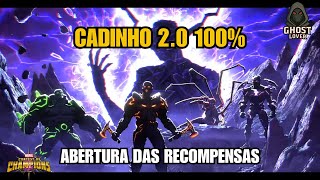 Cadinho 2.0 100% - Abertura Das Recompensas