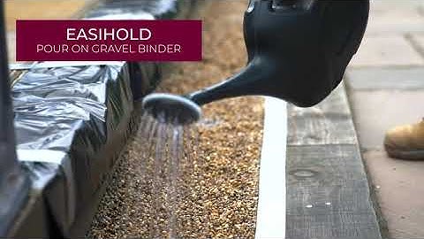 Pour On Resin for Fixing Loose Garden Stones and Chippings - NOW with NEW Water Based Formula!