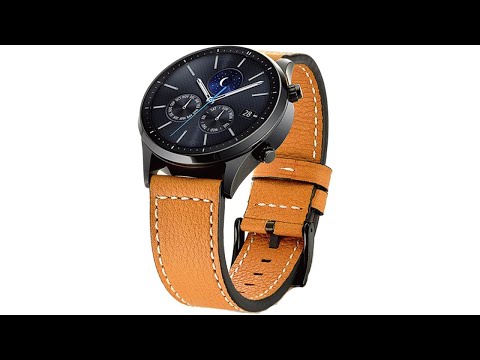 Светло коричневый классический кожаный ремешок для Samsung Gear S3-Galaxy Watch 46мм 0092 01 2