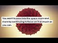 2. The Infinite Empty Space Meditation Method