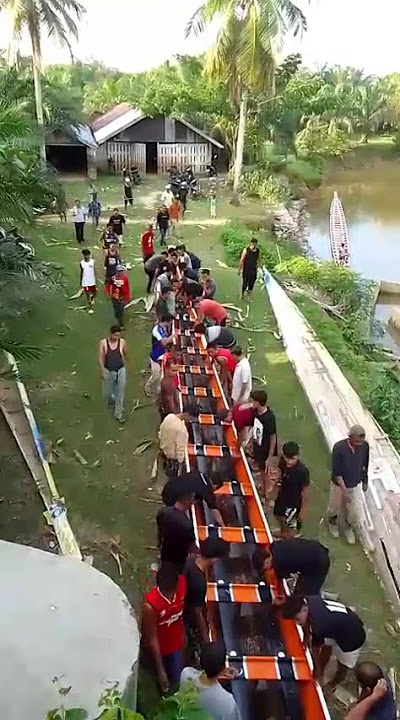 mengangkat oerahu setelah ber #pacujalur