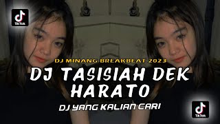 DJ MINANG TERBARU 2023 - TASISIAH DEK HARATO BREAKBEAT || FAUZANA