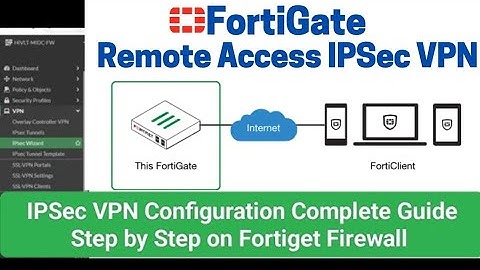 How to Configure IPsec VPN Remote Access on FortiGate Firewall