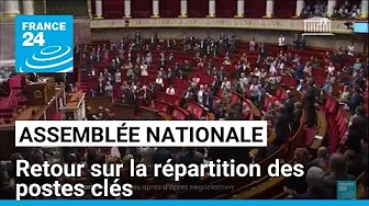Assemblée nationale : après trois jours d'élections, qui a obtenu les postes clés? • FRANCE 24 thumbnail