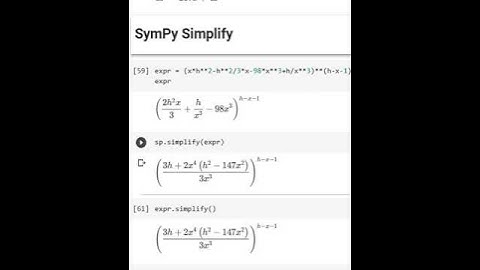 SymPy Simplify! Come on, So Simple? #python , #pythonshorts , #pythoncode , #sympy, #simplify