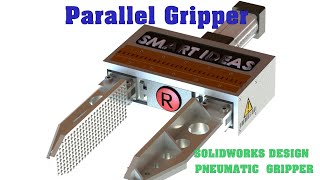 GRIPPER - PARALLEL PNEUMATIC  #gripper,#parallel,#pneumatic,#hydraulic,#mechanism,#solidworks