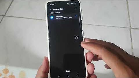 Samsung Galaxy Z Flip 5: How to Backup Messages Data (Android 13)