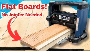 Make a Simple Planer Sled for Flattening Boards / No Jointer Needed