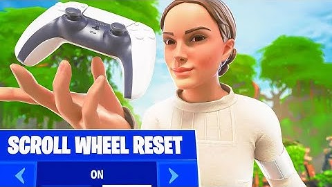 How to get scroll wheel reset on controller