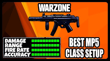 NEW OVERPOWERED MP5 CLASS SETUP IN WARZONE! BEST MP5 CLASS SETUP!