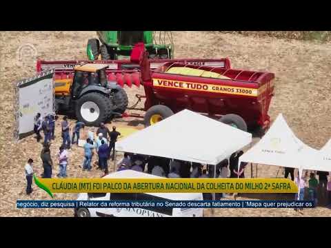 Mais Milho: Cláudia (MT) foi palco da abertura nacional da colheita de milho 2º safra | Canal Rural