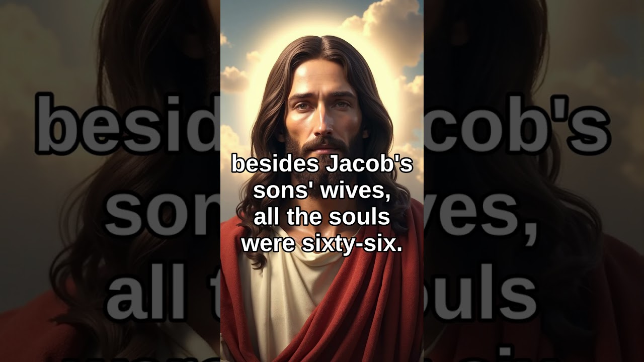 Genesis chapter 46, verses 20 to 34. Bible Reading. Jesus Christ