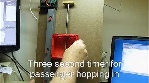 Three floor lift with PLCDuino