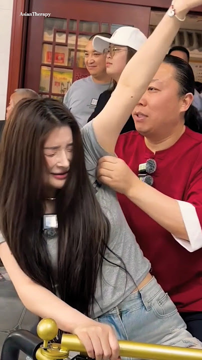 She Couldn’t Handle It! Intense Armpit Pressure Point Therapy 😱 #shorts #chiropractic