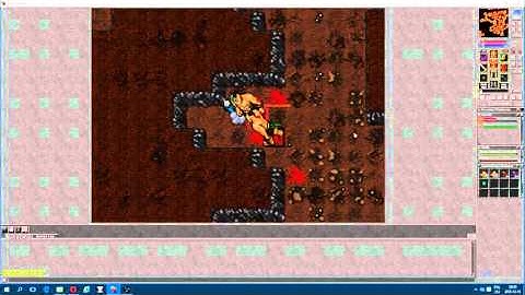 Tibia Irmada. 20 lvl Knight taking CYCLOPS AND CYCLOP SMITH