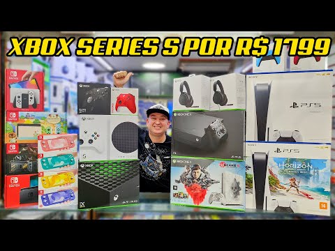 XBOX SERIES S PELO MENOR PREÇO JA VISTO E PS5 COM PREÇOS BAIXOS.