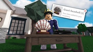 secret seashell TROPHY hunting in BLOXBURG HARD MODE