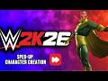 Vision Character Creation in WWE 2K26 (Speed Build) | Marvel Showcase