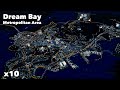 Dream bay metropolitan area timelapse build  cities skylines