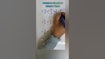 💝 Love Dividing Fractions #fractiontricks #shorts
