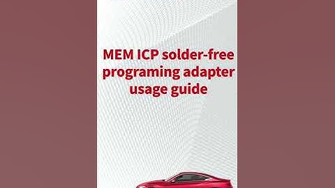 Yanhua Digimaster 3 MEM ICP Solderless Programming Adapter Tutorials