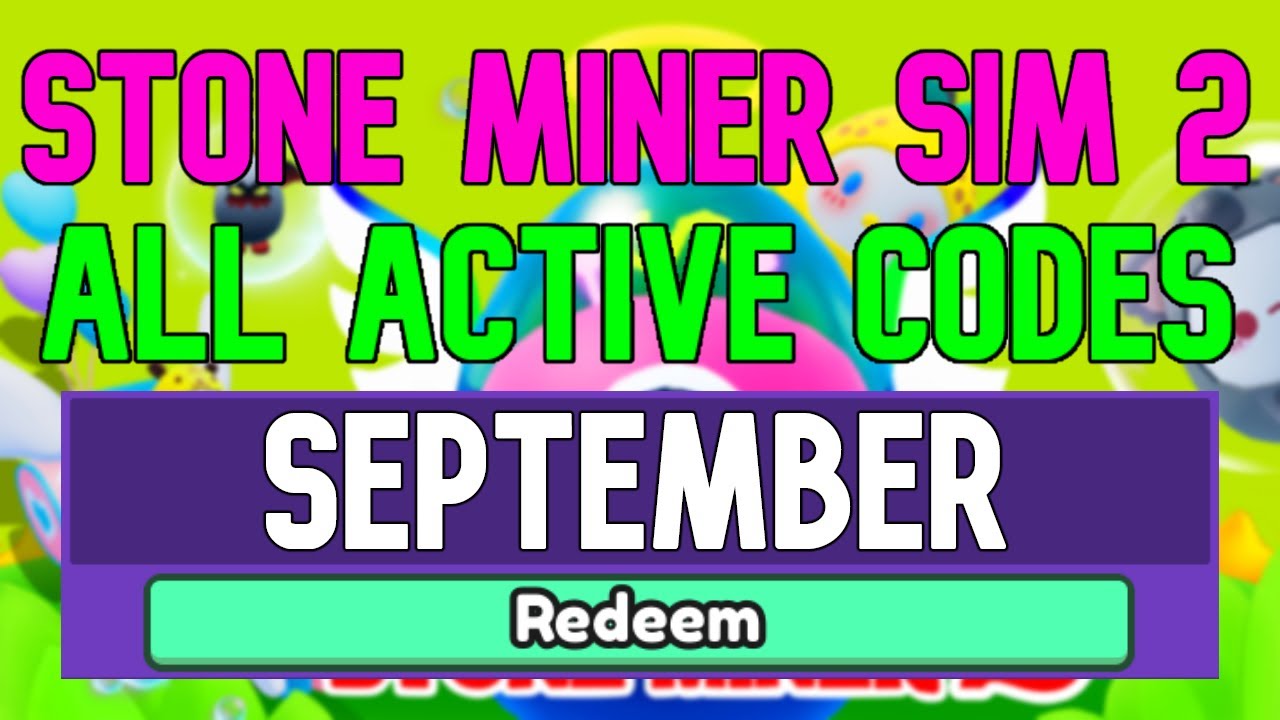 All Secret Codes In Stone Miner Simulator 2