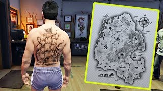 خريطة الكنز السفينة ووحش المحيط أخيرا إكتشفت السر في قراند 5 | GTA V Secret Tresor Hunt