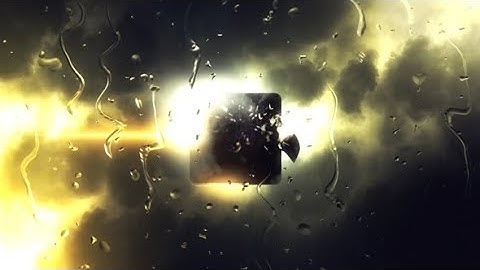 Lightning Rain Logo Reveal by TzArt | After Effects Logo Sting Template #AfterEffectsTemplate