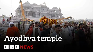 Opening of Hindu temple in Ayodhya stirs bitter memories for India’s muslims | BBC News