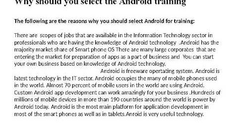 Android App Development Training In Pune | Top Android App Development Classes In Pune