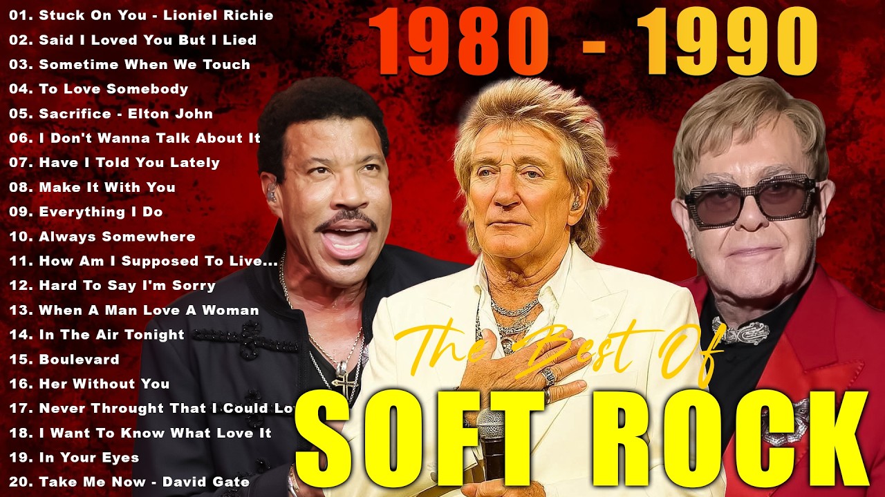 Phil Collins, Eric Clapton, Elton John, Lionel Richie, Bee Gees - Soft Rock Full Album 70s, 80s, 90s