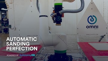 Automatic cabinet door sanding machine: PSA-80 PRO from Omnirobotic