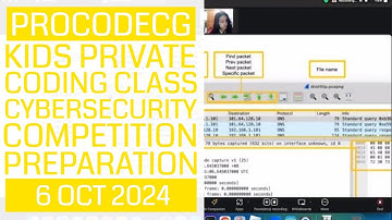 ProCodeCG Kids Private Coding Class - Aidia - Cybersecurity Competition Prep - 6 Oct 2024