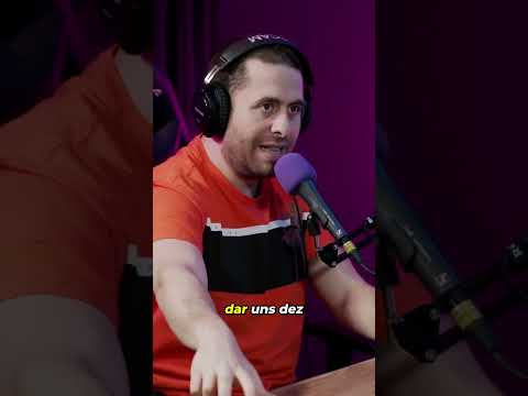 Eu tava no podcast e, de repente, o papo ficou sério… rááá!