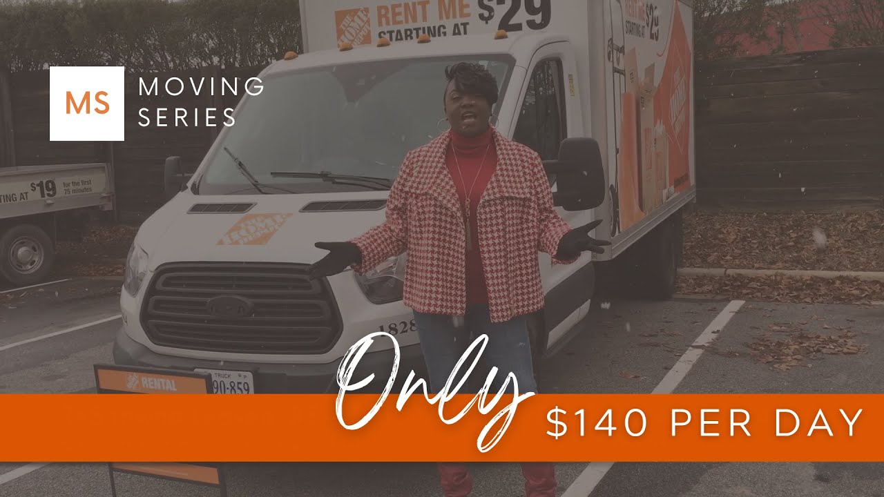Home Depot Moving Box Truck Rental ($139 all day with unlimited mileage