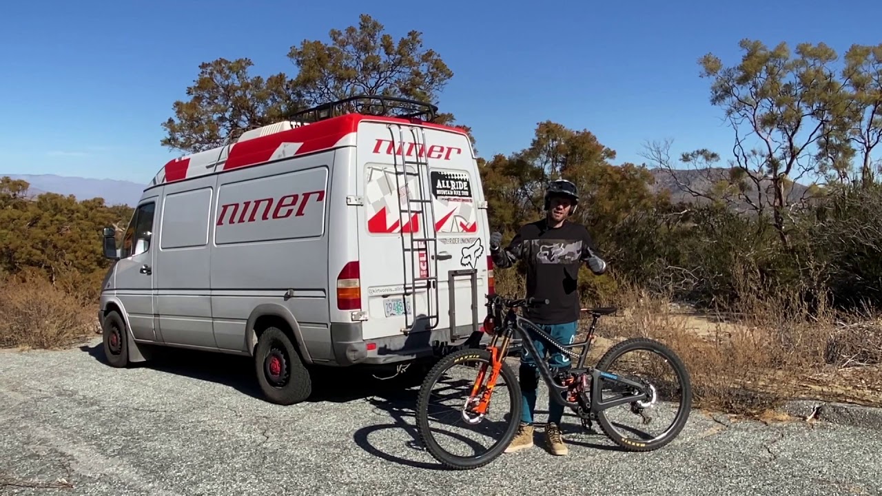 Niner rider Kirt Voreis battles high winds for a RIP 9 RDO flight test ...
