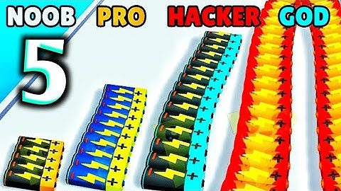 Bullet Stack Run 3D - Level Up Bullet Max Level Gameplay