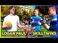 LOGAN PAUL vs. SKILLTWINS! 😱 Funny Football/Soccer Challenges & MUCH MORE! ⚽
