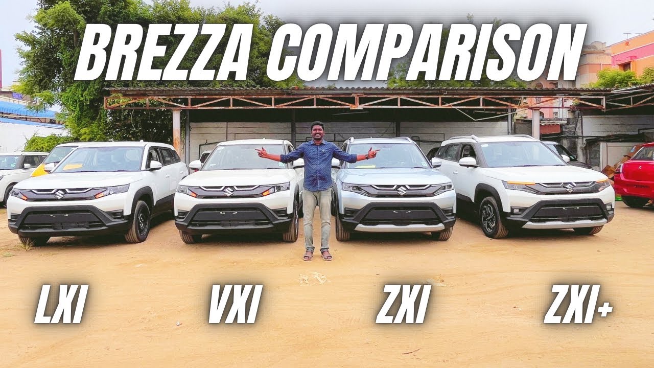 Maruti Brezza Comparison All Variant Comparison-Lxi,Vxi,Zxi,Zxi+-எது உங்களுக்கான Variant?
