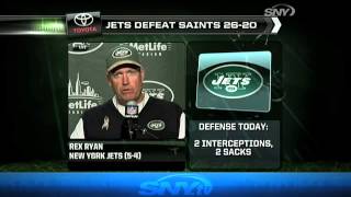 Rex Ryan and Geno Smith on Jets win over Saints - 11/3/13