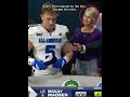 His mom really abandoned him on the biggest day of his life #us #nfl #football #shorts