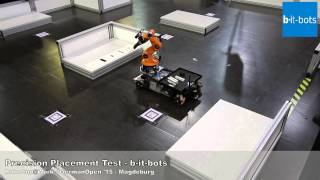 Precision Placement Test (PPT) - RoboCup@Work (GermanOpen 2015)