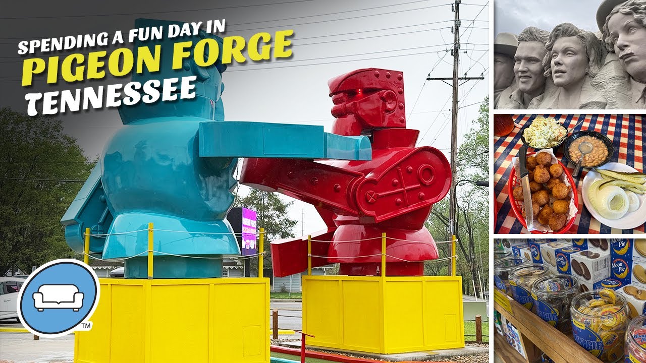 Spending a Day in Pigeon Forge, Tennessee! From ... - YouTube