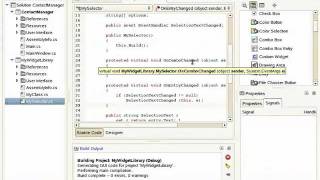 Custom Widget MonoDevelop
