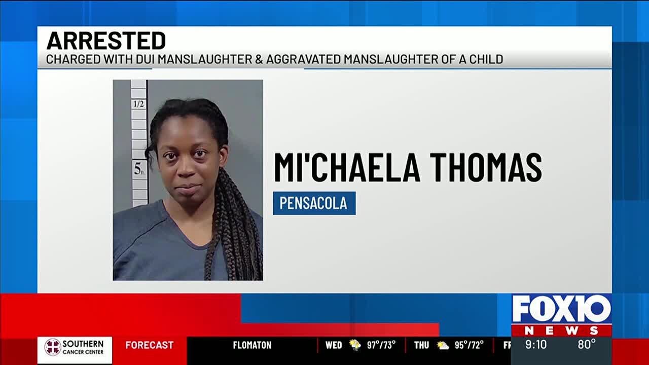 Pensacola woman arrested for DUI manslaughter in connection to crash ...