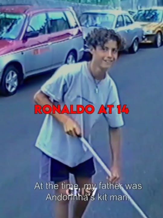 Ronaldo At 14 💀 (Beginning Ronaldo's Career Was Different Other Players) #ronaldo #football #shorts