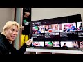 はじめしゃちょーにドンキで買って貰った大型テレビ内緒で開封しました