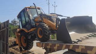 jcb unloading