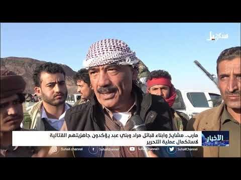 مشايخ وأبناء قبائل مراد وبني عبد يؤكدون جاهزيتهم القتالية لاستكمال عملية التحرير